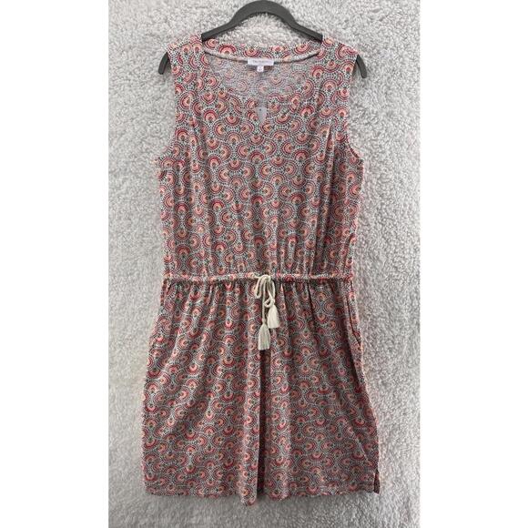 Talbots Dresses & Skirts - T By Talbots Dress Women's Large Medallion Print Sleeveless 100% Cotton New